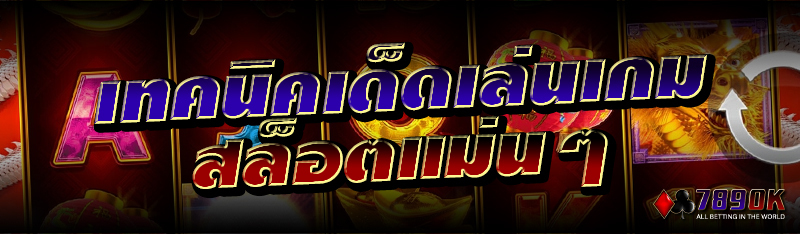 เทคนิคเด็ดเล่นเกมสล็อตแม่นๆ 