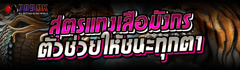 สูตรแทงเสือมังกร ตัวช่วยให้ชนะทุกตา
